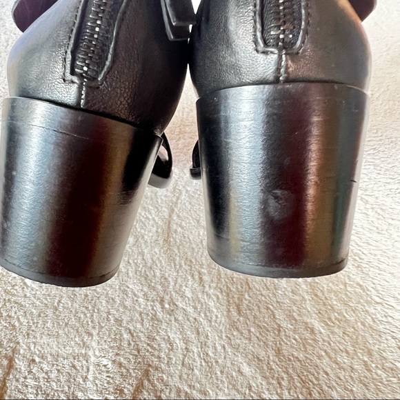 RAG & BONE CHUNKY STRAPPY BLACK LEATHER SUEDE MADRID CITY SANDAL SIZE 40 - Picture 10 of 13